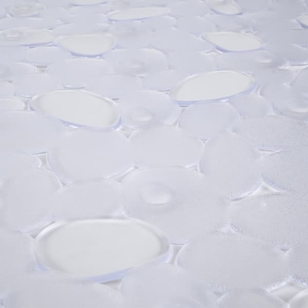 Halkfri duschmatta, transparent, 51x51 cm