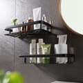 Miniatyrbillede 6 af 11: Brusehylde Metal Sort LOFT Dobbelt 2x