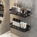 Miniatyrbillede 8 af 11: Brusehylde Metal Sort LOFT Dobbelt 2x