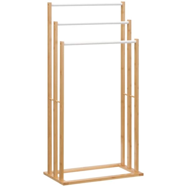 Håndklædeholder, 48x25.8x94 cm, Naturlig