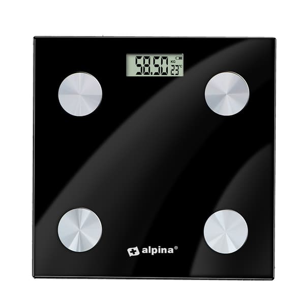 Personvekt med kroppsanalyse via Bluetooth og minne for 8 profiler