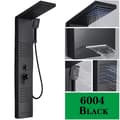 Miniatyrbillede 1 af 2: LED Bruserpanel Vandhane, Berøringskontrol, Moderne Design,Black-6004