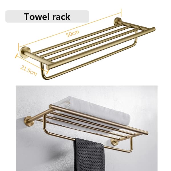 Handdukshängare, Stålmaterial, 50 cm Bredd,005YG