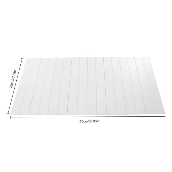 Foldbar PVC Badekarsovertræk, Vandtæt Isolering, Nem at Rengøre,70x170cm