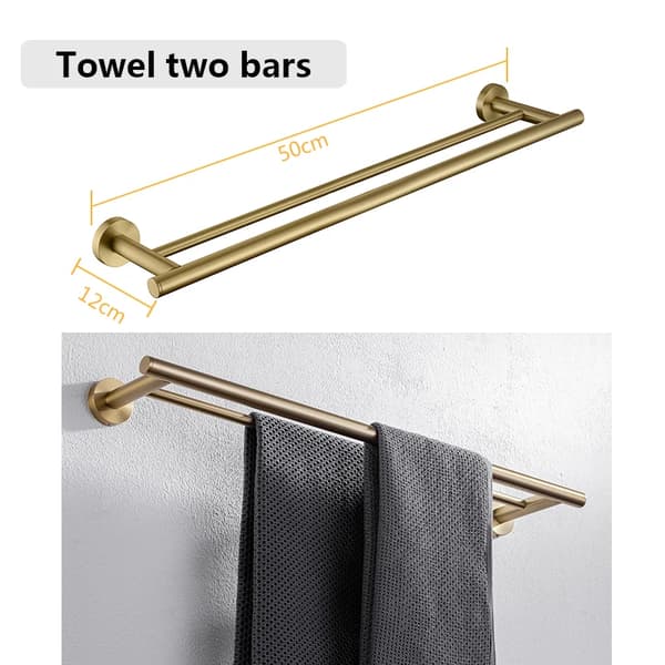 Handdukshängare, Stålmaterial, 50 cm Bredd,002YG