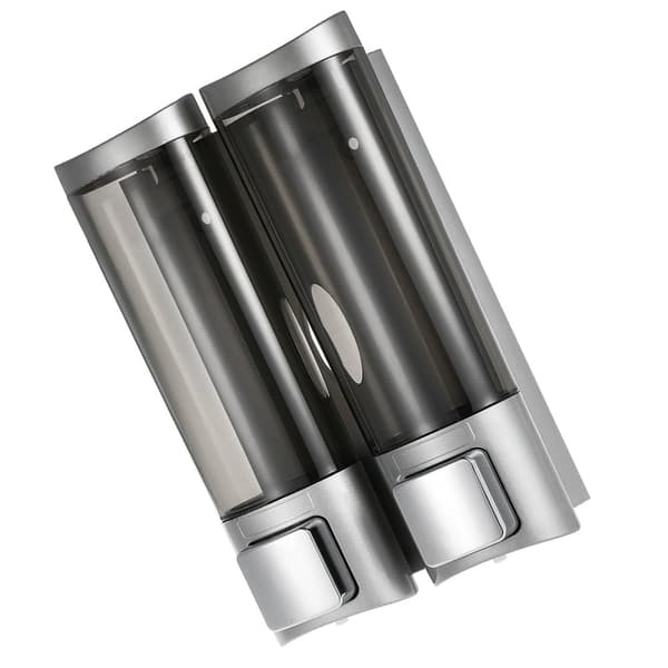 Håndsæbe dispenser, vægmontering, dual væske, skum sæbe dispenser,Sølv