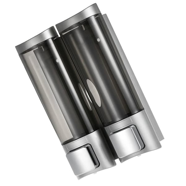 Håndsæbe dispenser, vægmontering, dual væske, skum sæbe dispenser,Sølv