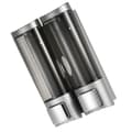 Miniatyrbillede 1 af 2: Håndsæbe dispenser, vægmontering, dual væske, skum sæbe dispenser,Sølv