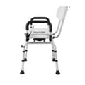 Miniatyrbild 1 av 2: Duschstol, 360° roterbar, 180 kg kapacitet,VIT