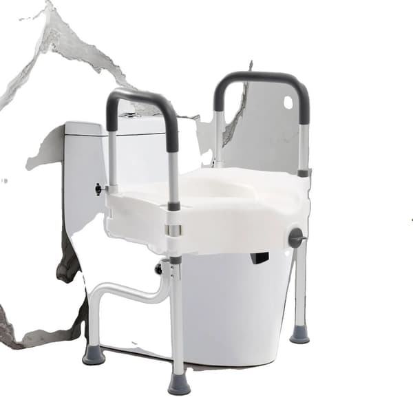 Rörhandtag, Stöder 150 kg, Halkfria gummifötter, Stabilitetsförbättrare