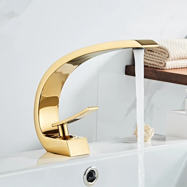 Vandhane, Moderne Design, Enkelt Håndtag, GOLD