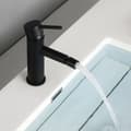Miniatyrbillede 4 af 4: Bidetblanderarmatur, mat sort finish, justerbar perlator