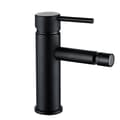 Miniatyrbillede 1 af 4: Bidetblanderarmatur, mat sort finish, justerbar perlator