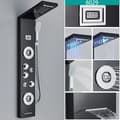 Miniatyrbillede 2 af 2: LED Brusehane, Temperatur Digital Display, Kropsmassage System, Sort 8029