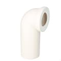 Miniatyrbillede 2 af 4: WC-tilslutningsbøjning 90° - plast / alpinhvid