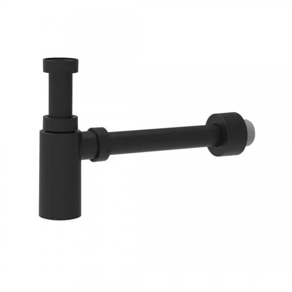 Puoliliitosallas, koristeellinen musta matta, G 1 1/4"x32