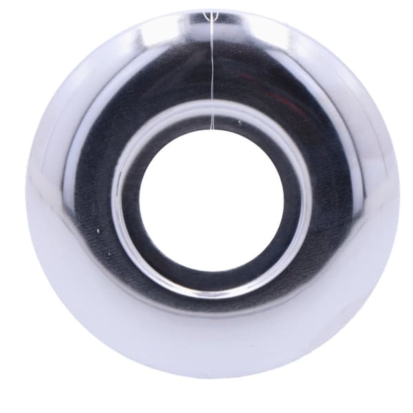Rosett 3/4" platt, krom