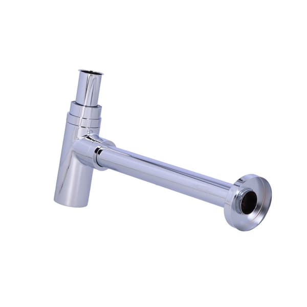 Flasksifon Design G 1,1/4""x32 mm med rosett, kromat justerbart avloppsrör upp till 320 mm Online