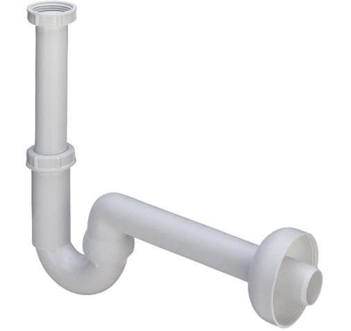Rörsifon 5/4"x32 plast/vit
