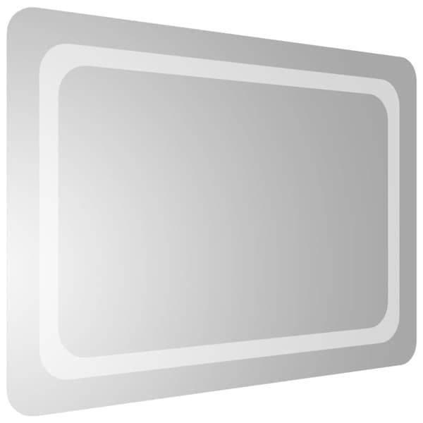 vidaXL Badrumsspegel LED 70x50 cm