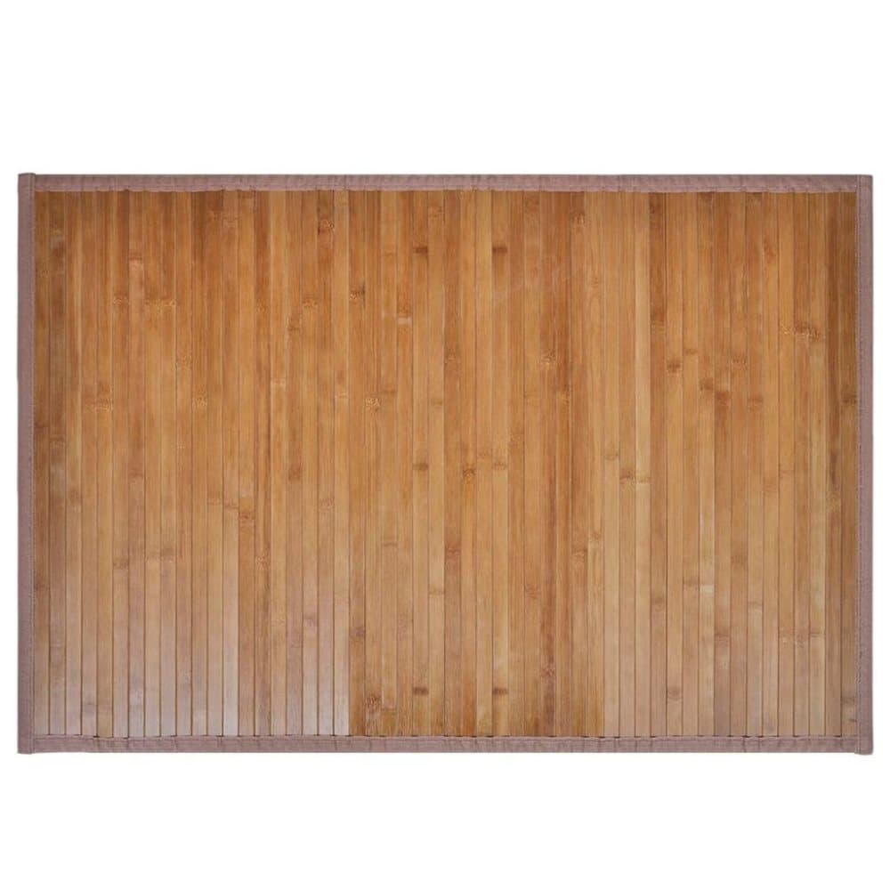 vidaXL Bambus badematte 60 x 90 cm, brun