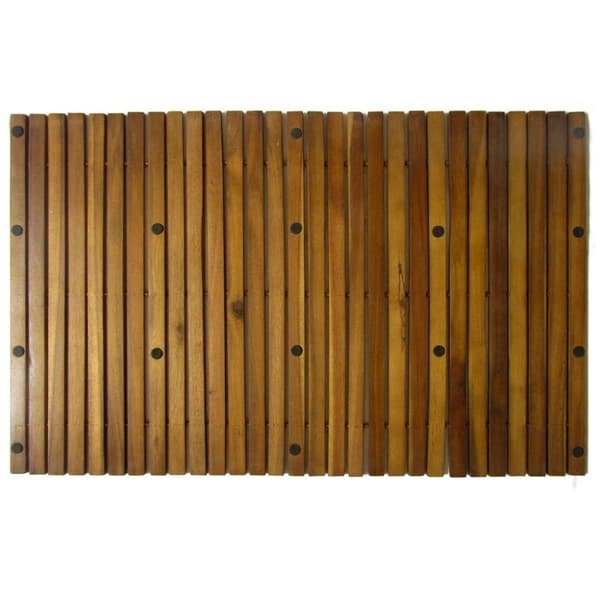 vidaXL 2 stk. akacie bademåtte 80 x 50 cm
