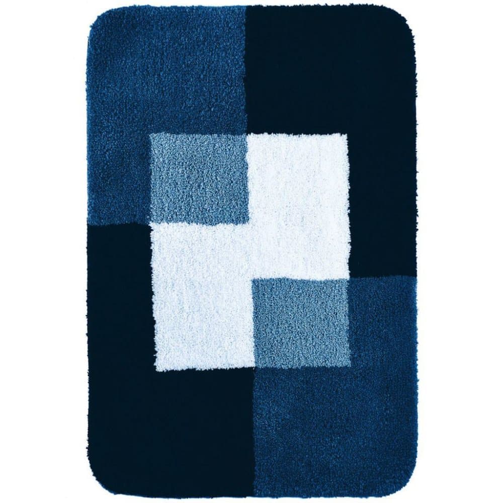 RIDDER Baderomsmatte Coins 60x90 cm blå 7103303