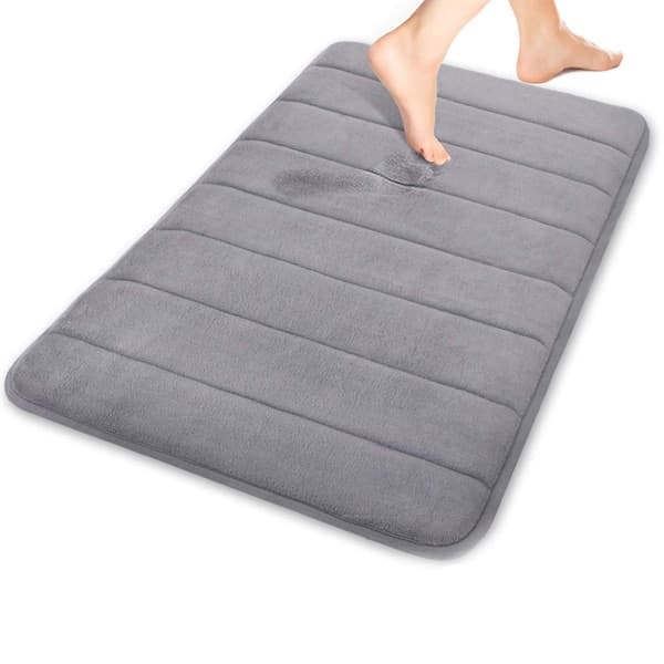 Badrumsmatta Memory Foam 50x80cm Grå