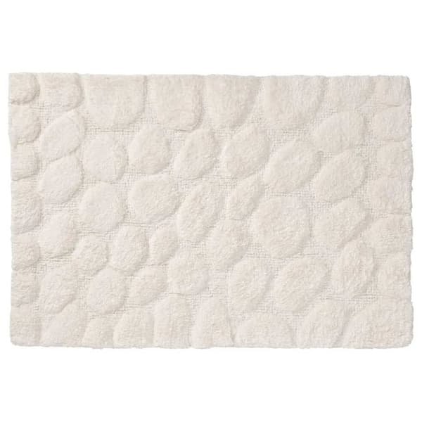 Sealskin Badrumsmatta Pebbles bomull 60x90 cm elfenben