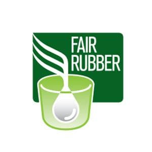 Badkarsmatta av fair trade naturgummi Fresh Green - Fair Zone