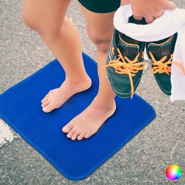 Färg Fyrkantig matta - Röd