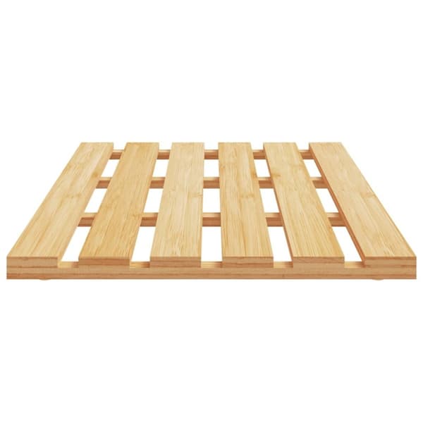 vidaXL Badematte i bambus 54x36 cm