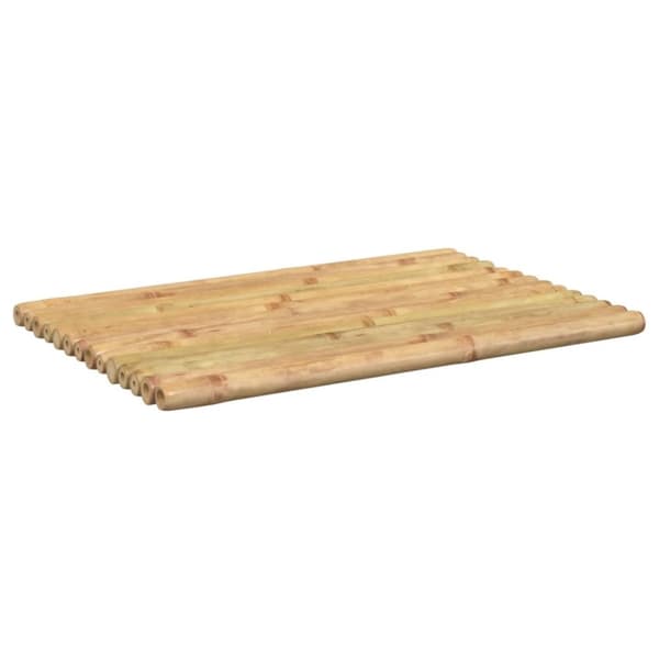 vidaXL Badmattor 2 st 50x35 cm bambu