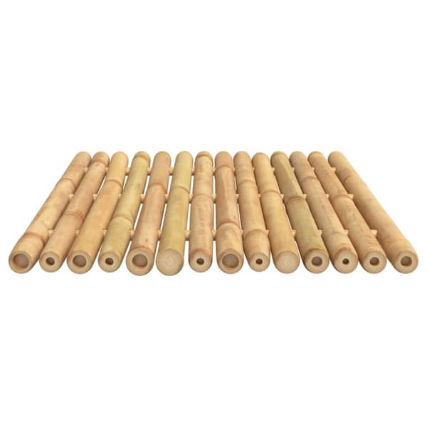 vidaXL Badmattor 2 st 50x35 cm bambu