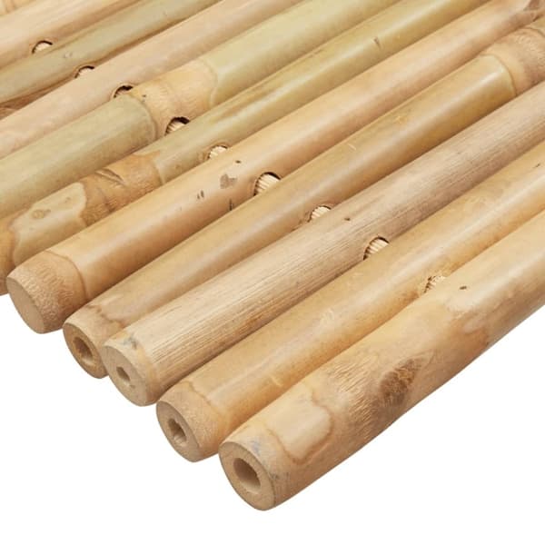 vidaXL Badmattor 2 st 50x35 cm bambu