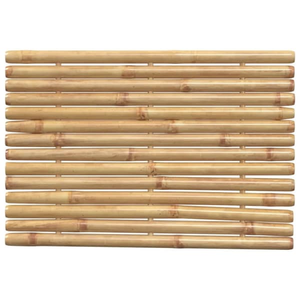 vidaXL bademåtter 2 stk. 70x50 cm bambus