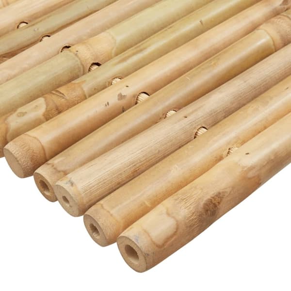 vidaXL Kylpymatot 2 kpl 50x35 cm bambu -  Kylpyhuoneen matot