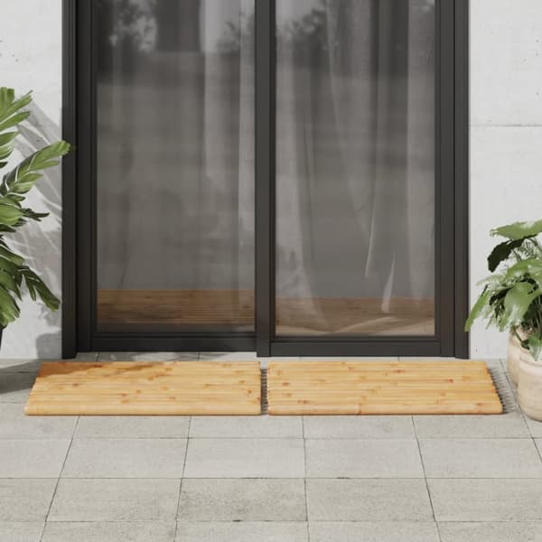 vidaXL bademåtter 2 stk. 70x50 cm bambus -  Måtter & tæpper