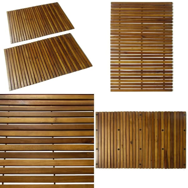 2 kpl Akaasia Kylpymatto 80 x 50 cm - Kylpymatto - Kylpymatot - Home & Living