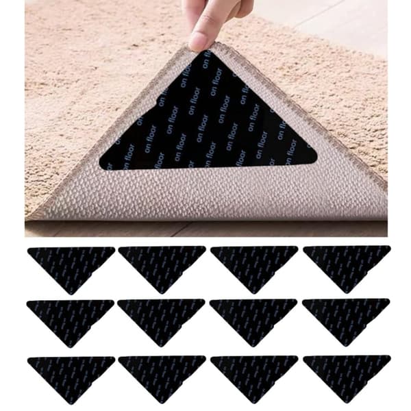 INF Sklisikre teppegripere for teppe 12-pack