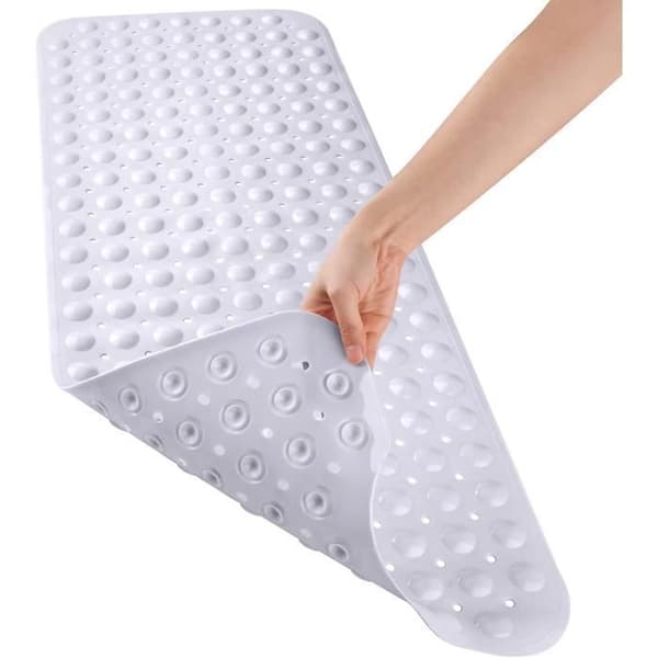 Säkerhetsantisklidmatta - BIGILANTUH - 100 x 40 cm - Ekologisk PVC - Vit