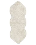 Pikkukuva 1 / 7: Kylpyhuoneen matto vaalea beige puuvilla 150 x 60 cm itämainen kuvio moderni