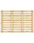 Pikkukuva 5 / 6: Kylpyhuonematto vaalea bambu 53 x 36 x 3 cm suorakulmio luonnollinen moderni tyyli