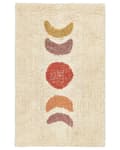 Miniatyrbilde 1 av 7: Badematte Beige Bomull 50 x 80 cm Dekorativt mønster Moderne design Bad Baderomstilbehør Teppe Baderomsmatte