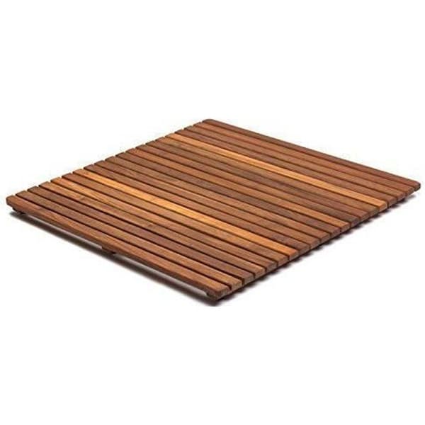 Asinox TEK4A7171 Brunt trä duschgaller 71 x 71 x 4 cm