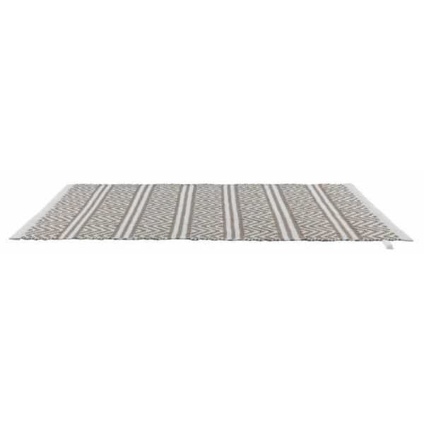 WENKO Shaki badmatta, halkfri badrumsmatta, tillverkad av återvunnen plastflaska, polyester, 50x80 cm, flerfärgad