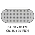Miniatyrbild 2 av 2: RIDDER Halkfri badkarsmatta Tecno vit
