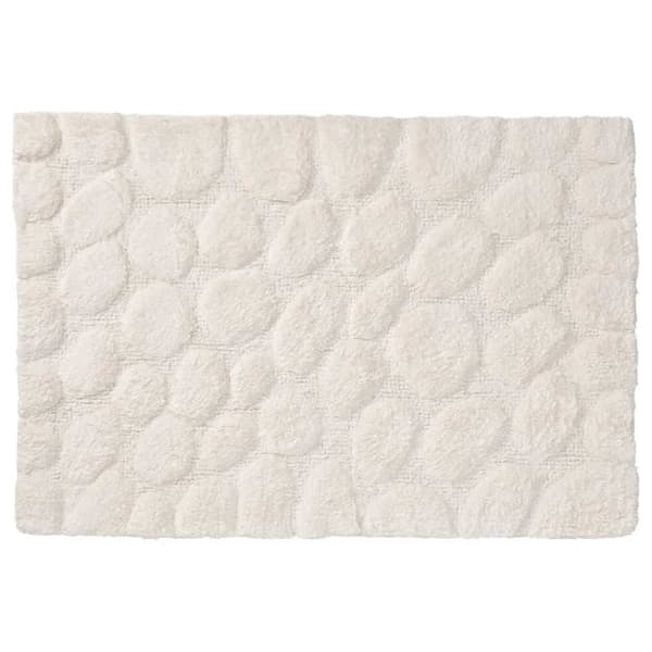 Sealskin Badrumsmatta Pebbles bomull 60x90 cm elfenben