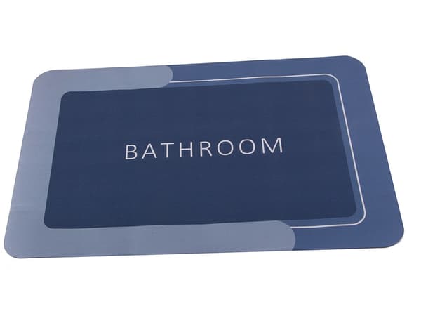 Badrumsmatta / Snabbtork & Halkfri - 58x38cm - Rektangulär