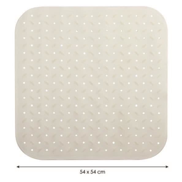 Duschgolvmatta - MSV - KLASS - Halkfri - 54x54 cm - Vit